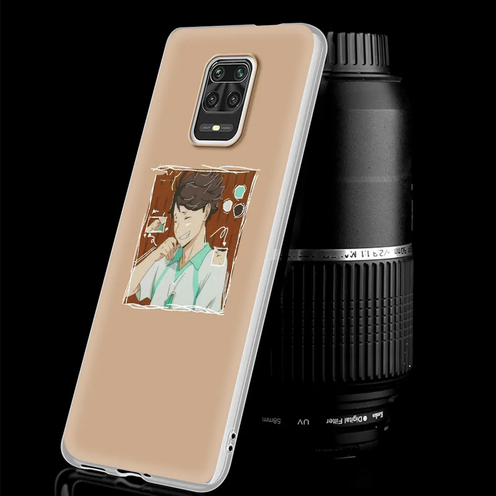 

Phone Case For Xiaomi Mi Poco M3 X3 NFC Cover For Redmi 9A 9C 8 8A 7 7A Note 9 Pro 9S 8T Matte Shell Hot Haikyuu Hinata Anime