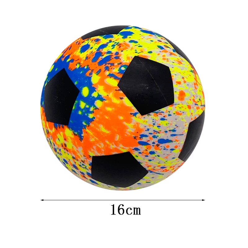 Радужный надувной мяч резиновый для игры в футбол раннего развития игр помещении