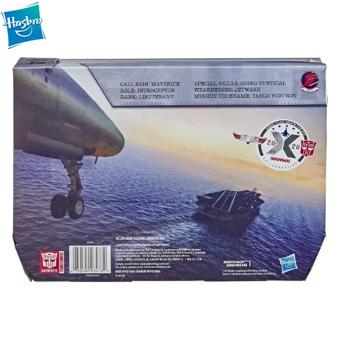 

Hasbro Animation Movie Transformers Topgun Co-produced Top Gun F14 Starscream PVC Boxed Model Toy Gift