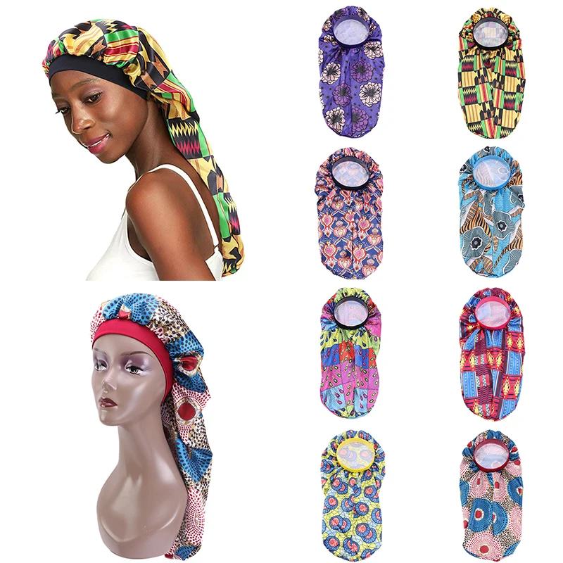 Длинная атласная шляпа цилиндрическая химиотерапия Рак эластичная лента для