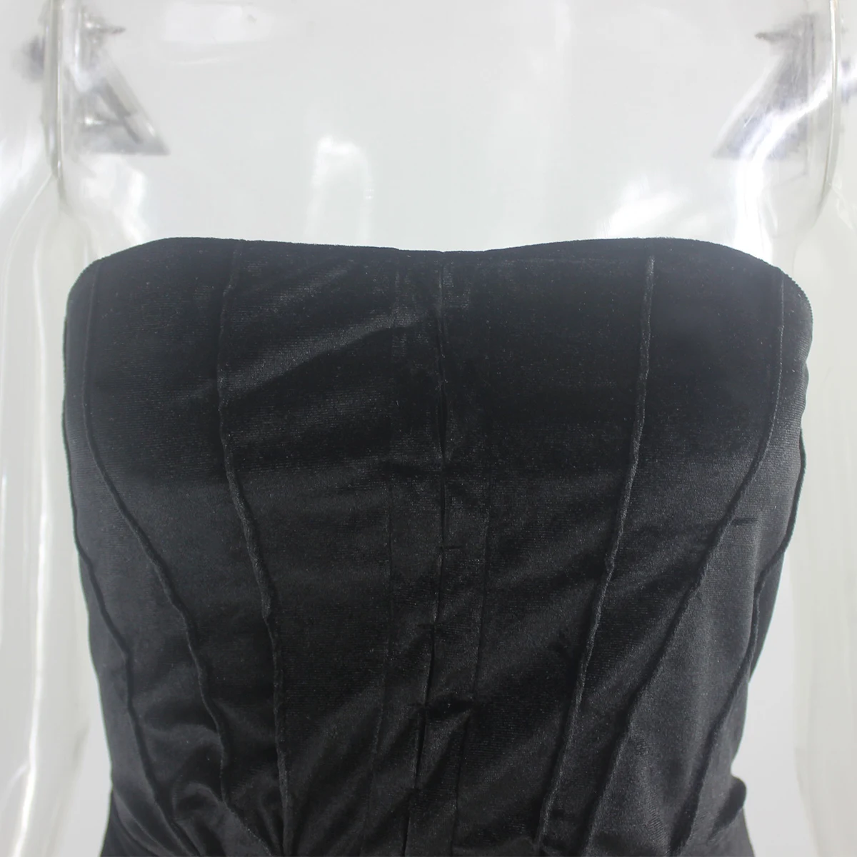 COSYGAL, зимнее облегающее платье без бретелек с Боковым Разрезом, женское длинное элегантное вечернее платье, бархатное Макси-платье, сексуальное платье