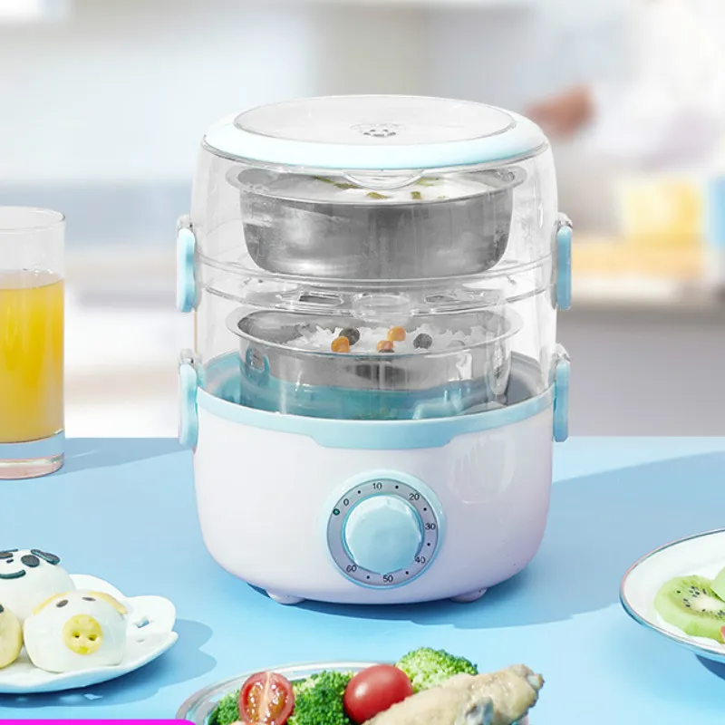 Рис Плита изоляции Отопление мини Электрический Ланч бокс 2 слоя Портативный