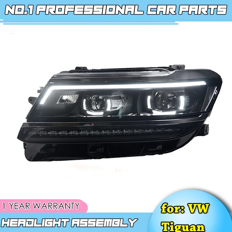 Автомобильные аксессуары чехол для фар VW Tiguan 2017 СВЕТОДИОДНЫЙ DRL H7 D2H Hid Angel Eye Bi