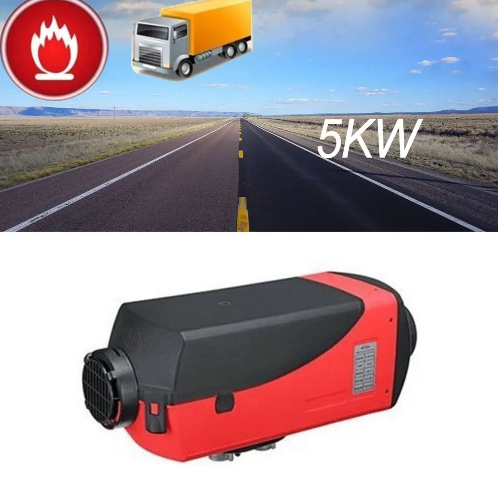 

5kw 8kw New LCD/Knob/Digital Switch Single hole heater with muffler Black and Red
