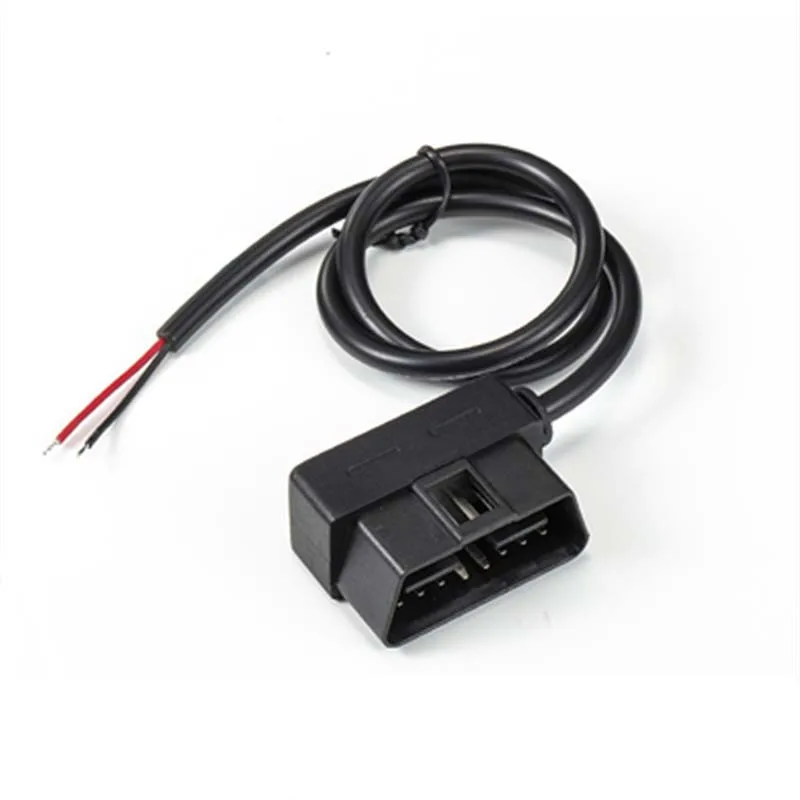 

Кабель питания Obd2 12 В/24 В для автомобиля, грузовика, прикуривателя, штекер 16pin, разъем OBD на 2 удлинительных разъема прикуривателя