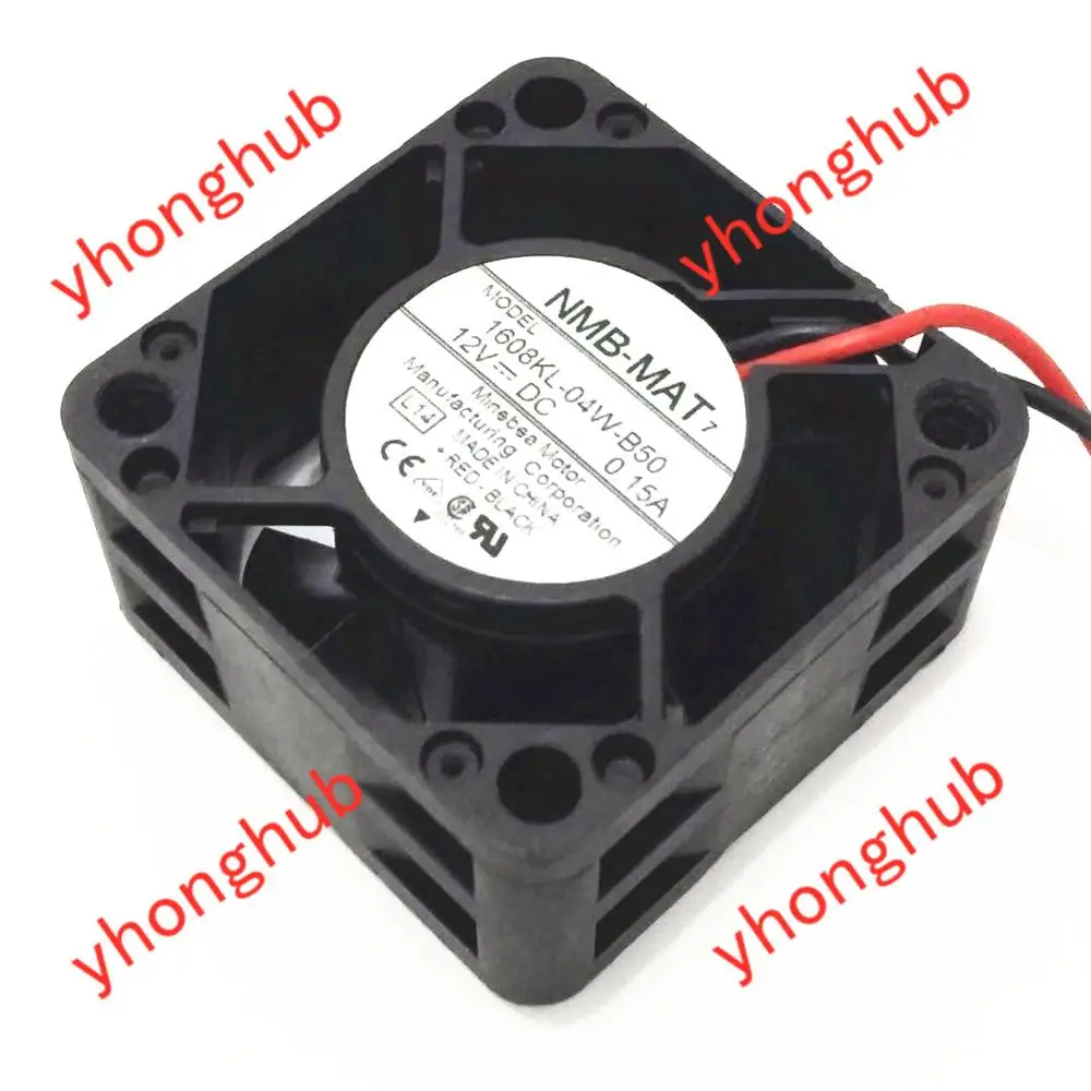 NMB MAT 1608KL 04W B50 L14 DC 12V 0.15A 40x40x20 мм вентилятор охлаждения сервера|square fan|server fan40x40x20mm fan |