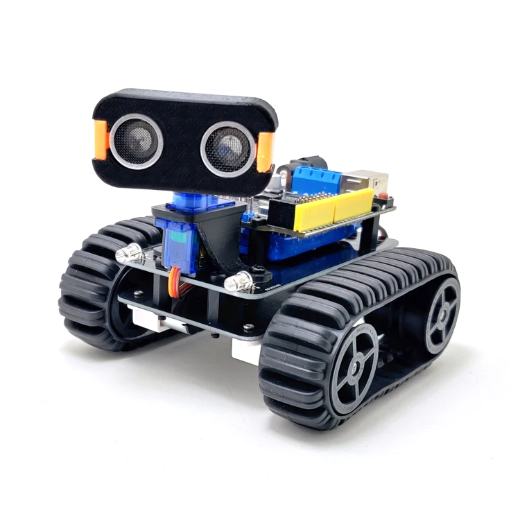 Интеллектуальное отслеживание гусеничного робота/Предотвращение препятствий