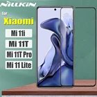 Закаленное стекло Nillkin для Xiaomi Mi 11 T Pro Mi11 Lite Mi 11i Mi11i 11 T, полное покрытие, прозрачная защитная пленка для экрана