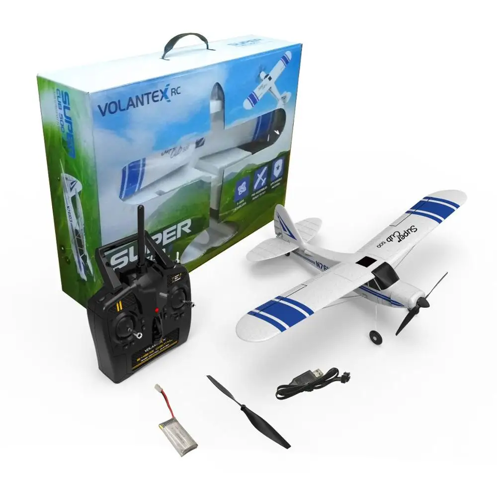 Volantex RC 761 3 Super Cub 500 EPP Самолет RTF с 2 4 ГГц 4CH радио 6 axies гироскоп стабилизатор и