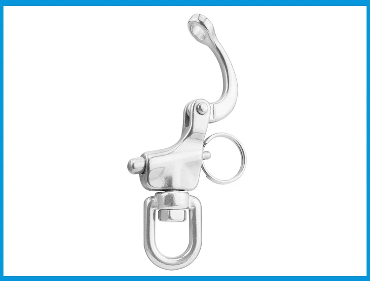 

5PCS 316StainlessSteel Swivel snap Shackle Quick Release Boat Anchor Chain Eye Shackle Swivel Snap Hook for Marine Architectural
