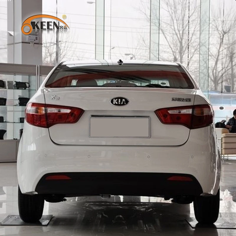 2 предмета в комплекте, для Kia K3 Cerato Форте 2012 2013 автомобиль красный Len светодиодный задний бампер отражатель светодиодный стоп-сигнал светильник туман задняя часть, сигнализирующий фонарь