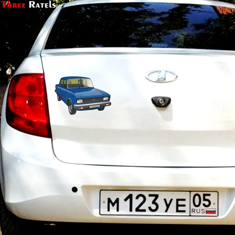 Three Ratels TRL616# 15x10см АЗЛК Москвич 2140 полноцветные наклейки на авто наклейки на машину наклейка для автомобиля автонаклейк
