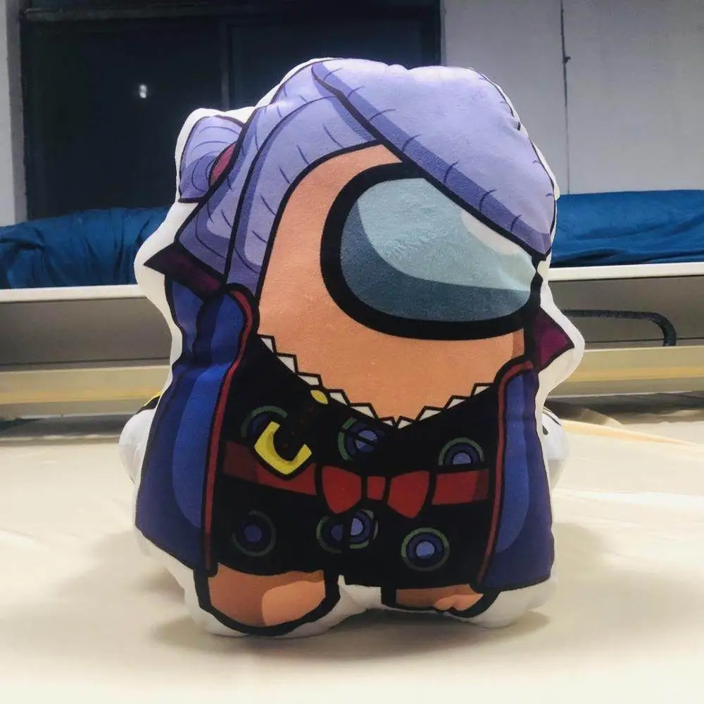 

18cm New Among Us Doll Game Peripheral Pillow Keychain Plush Toy Pendant Key Chain Lovely Gift Boy Girl Keyring