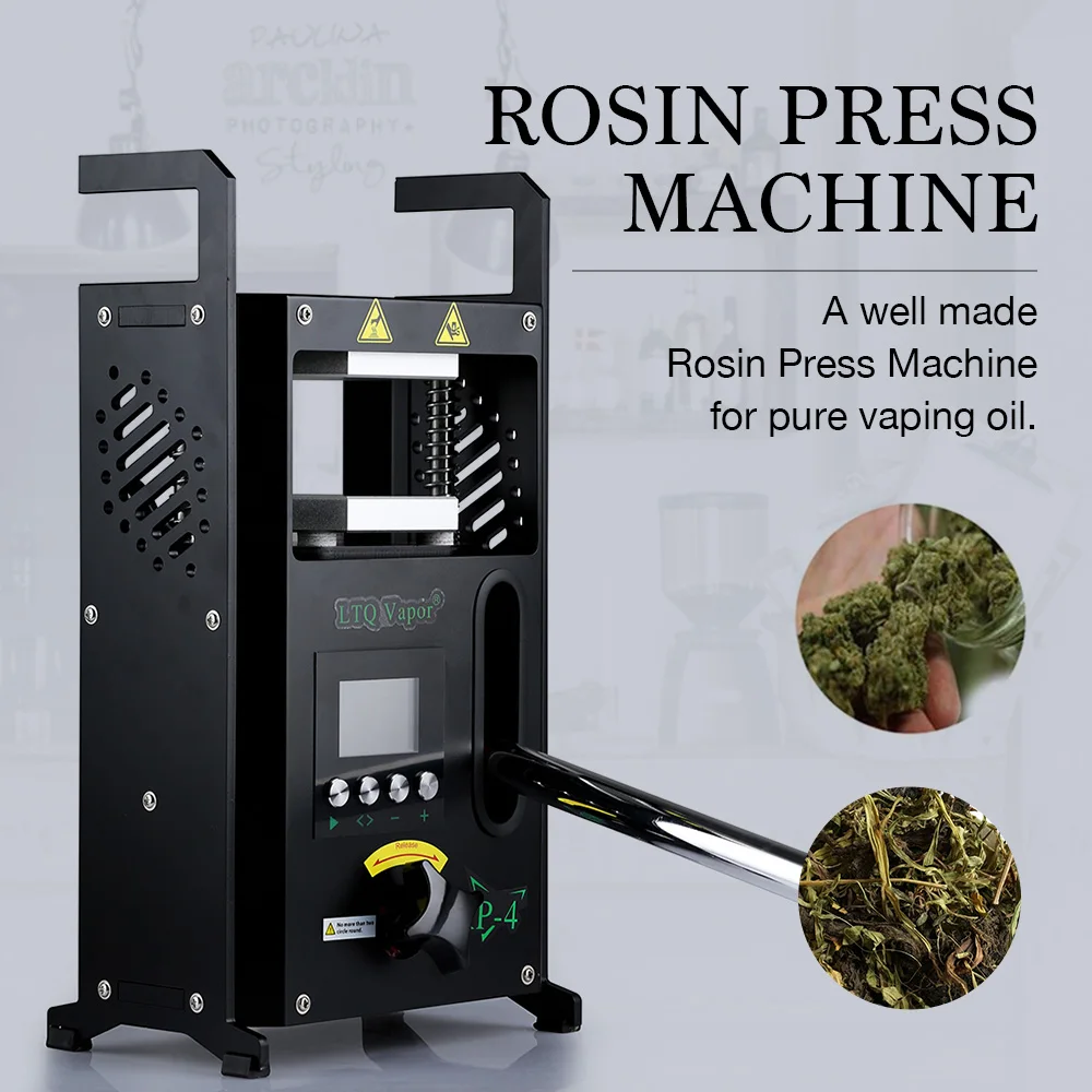 

SWANSOFT KP-4 Vapor New Rosin Tech Heat Press Machine 6*12cm Dual Heat Plates Manual Rosin Dab Machine to Press Flowers for CBD
