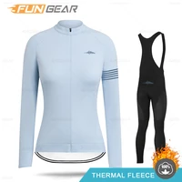 womens team cycling jersey mountain bike clothing cycling braces pants mtbtriathlon winter jacket thermal fleece 2022