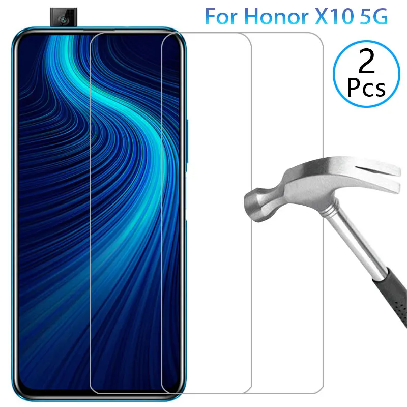 Защитное стекло на honor x10 5g защита экрана закаленное для huawei honer onor x 10X10x6 63 пленка