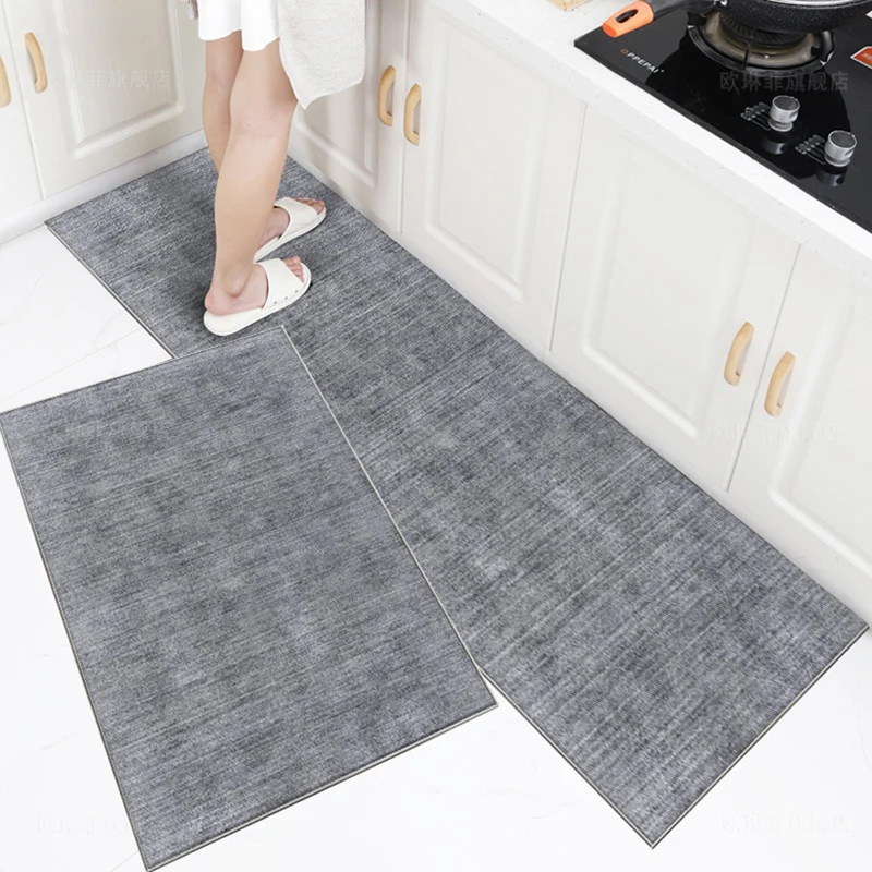 

Kitchen Modern Anti-Oil Absorbent Anti-Slip Mat Carpets For Living Room Carpet Can Be Cut Scrub Rugs Alfombra Baño Tapis ковер