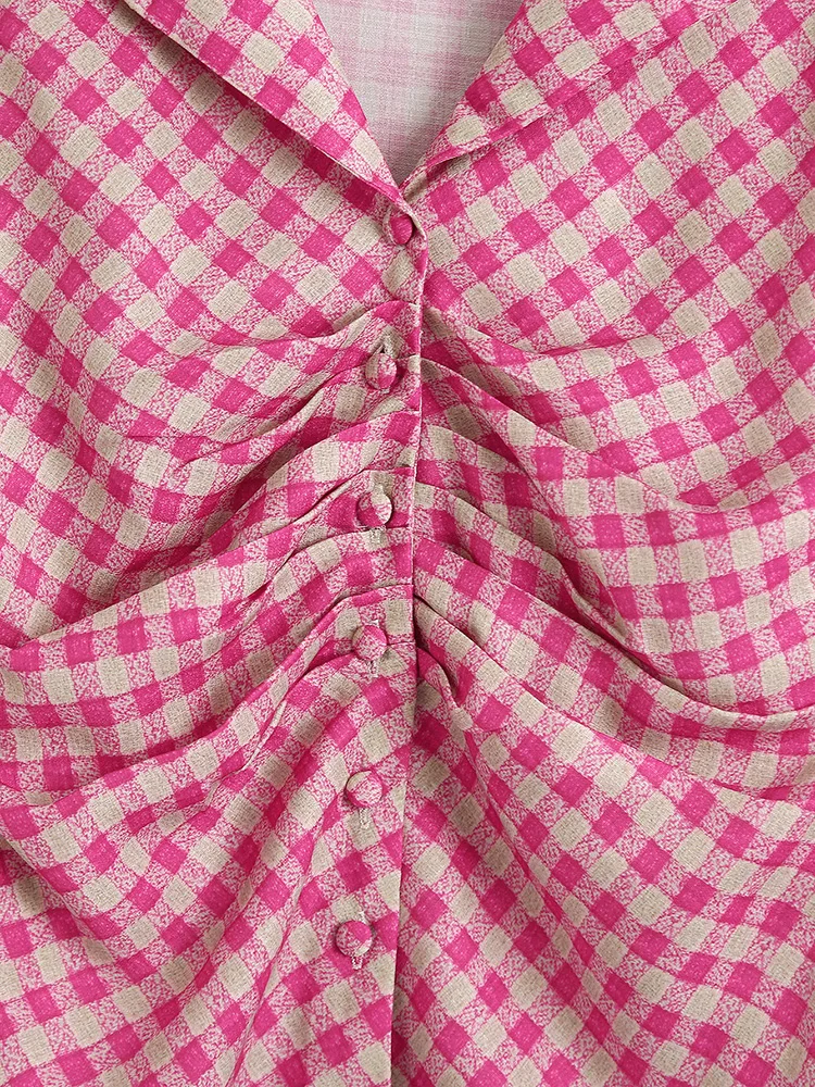 Топы женская одежда 2021 приталенная рубашка с зубчатым лацканом топ длинным