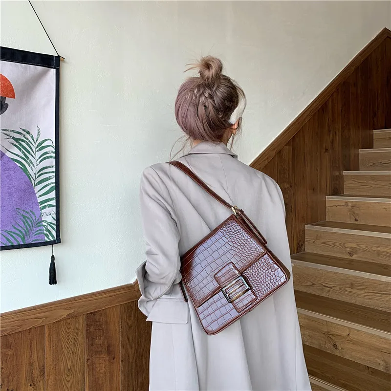 

2021 Ladies Shoulder Bag Fashion Trend Cross-Body Bag Backpack Teather Travel Handbag Wallet BBAA118-BBAA121