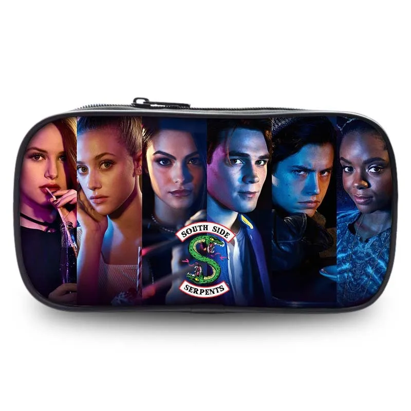 Чехол для карандашей Riverdale коробка макияжа школьные сумки девочек подростков