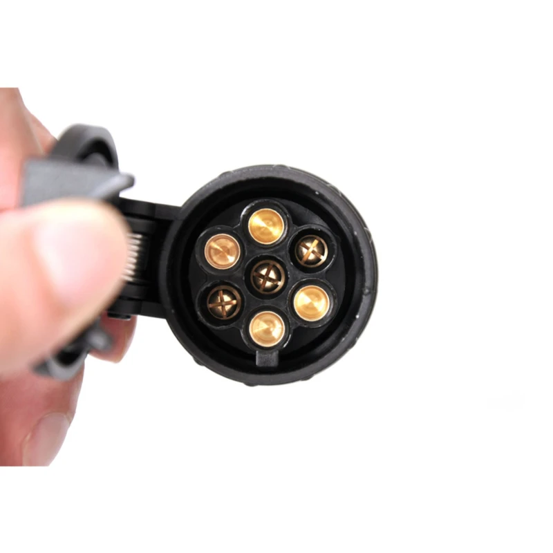 

Durable 13 To 7 Pin Plug Adapter Trailer Connector Towbar Towing Waterproof Plugs Socket Adapter Protect Connections