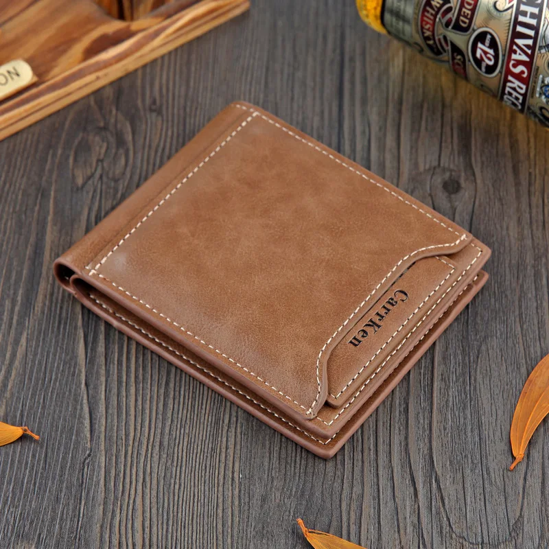 Распродажа кошелек мужские кожаные кошельки мужской для денег кредитная карта