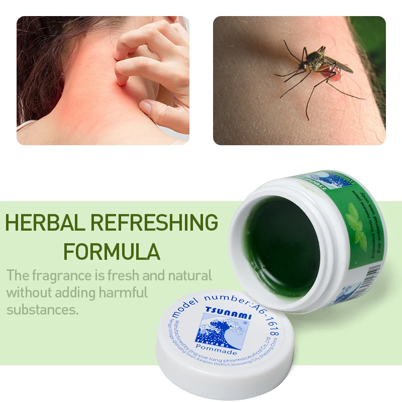 

1pcs Thailand Green Herbal Ointment Cool Oil Cold Headache Dizziness Sunburn Muscle Rub Aches Pain Relief Cream Skin Care P0080