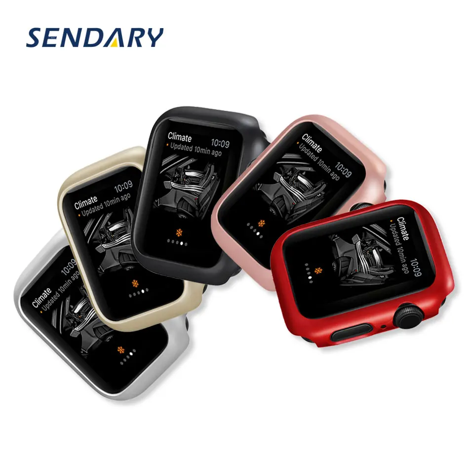 

Paint Border Bumper Case for Apple Watch SE 6/5/4 40MM 44MM Protector Watch Cover Case for iWatch Series 3 2 1 38MM 42MM