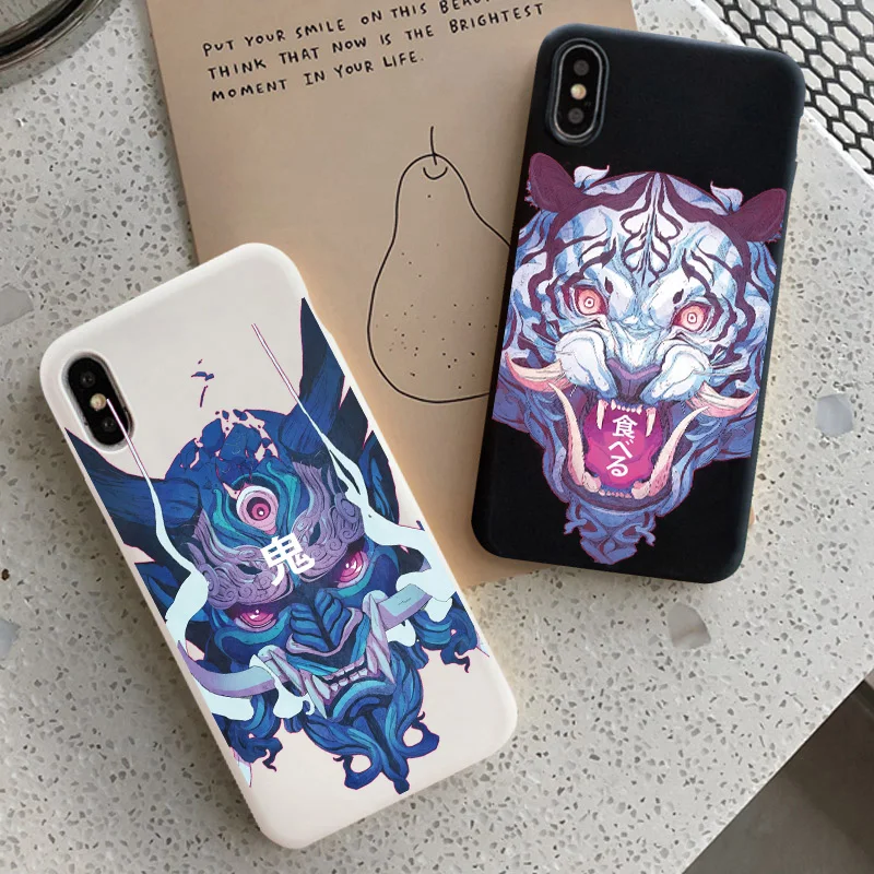 

Mythical Beast Phone Case For iPhone 6s 7 8 Plus 12 11 Pro MAX X XR XS MAX SE 2020 Fashion Ghost Silicone Back Cover Funda Shell
