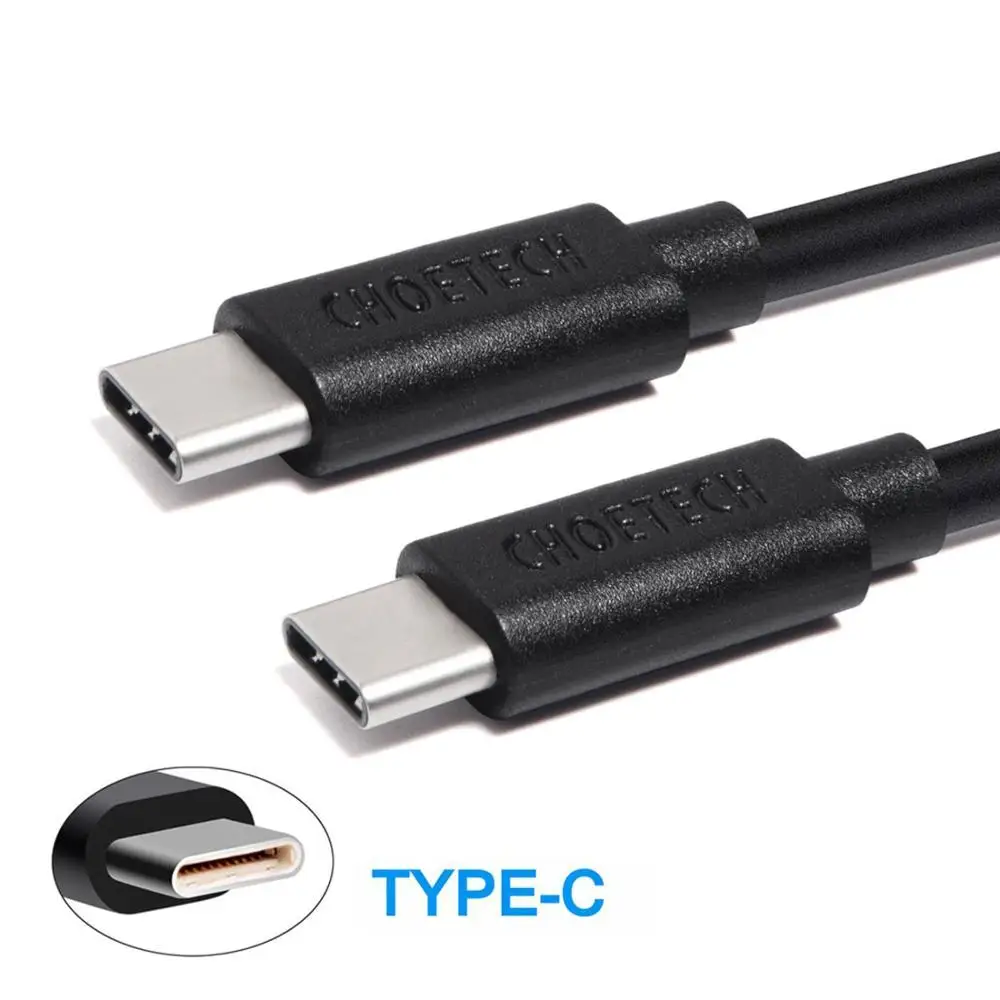CHOETECH USB C кабель для samsung S8 S9 S10 для Xiaomi USB C-C кабель 3A Быстрая зарядка данных для huawei P20 Pro MacBook Pro