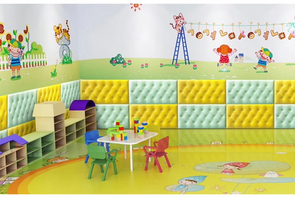 Настенные 3d стикеры самоклеящиеся водонепроницаемые пенные обои для спальни