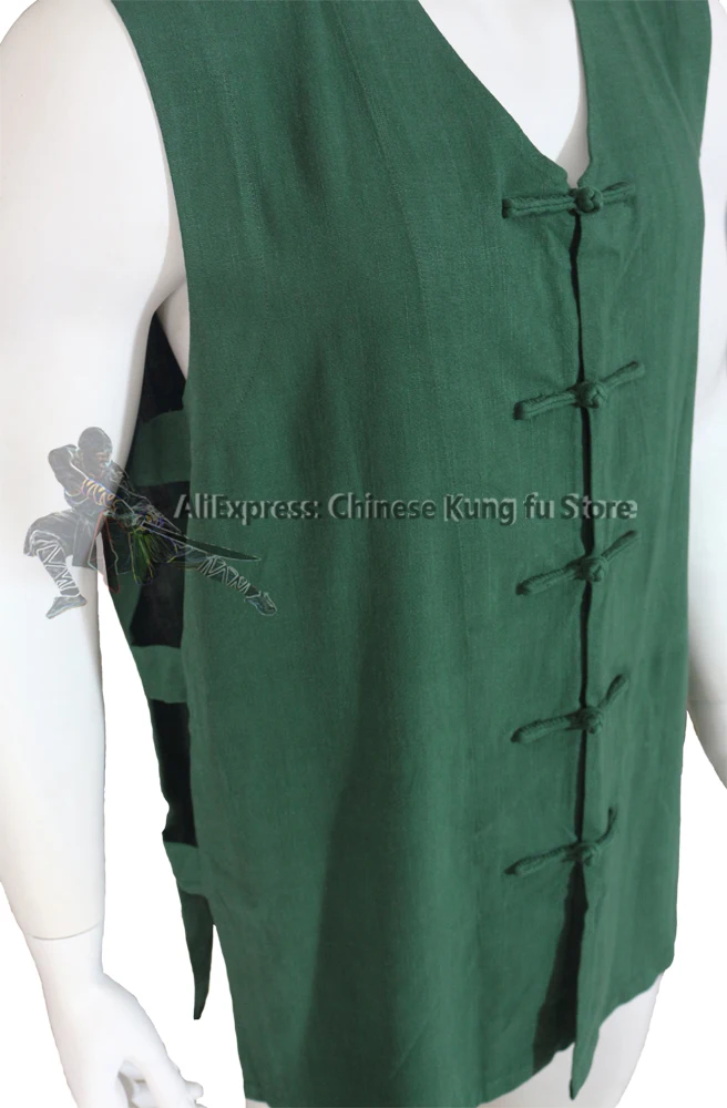 Новое поступление хлопковая летняя майка Shaolin костюм кунг фу униформа Wudang Tai chi