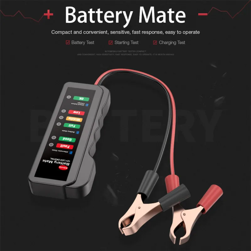 12 V Батарея Тесты er генератор переменного тока нагрузки автомобиль грузовик