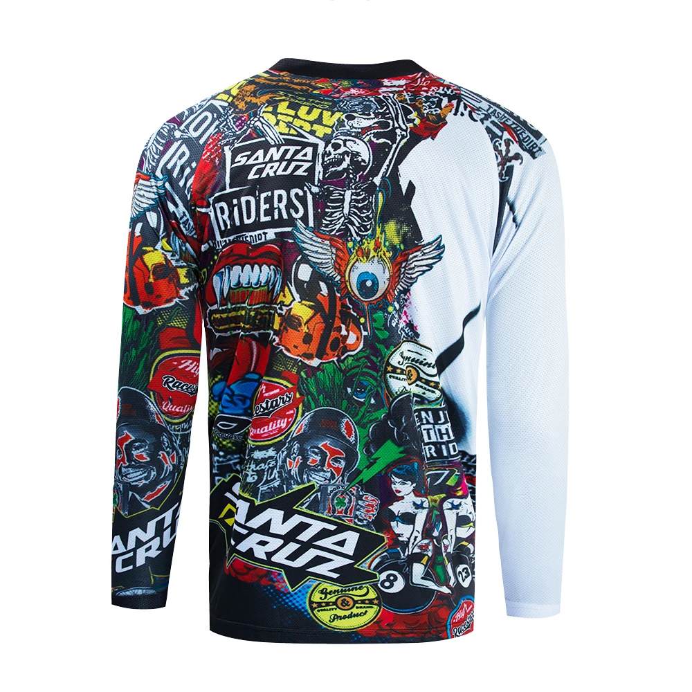 Джерси для мотокросса горный горного туризма Enduro MX велосипедный велосипеда DH