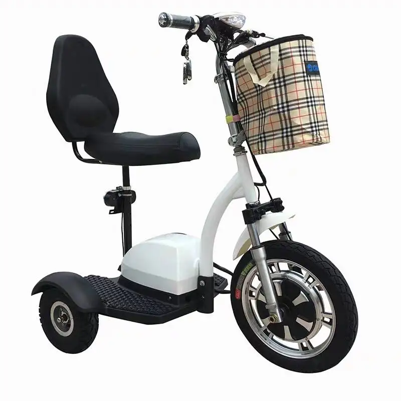 Дамский Электрический трехколесный велосипед для детей и взрослых Маленький