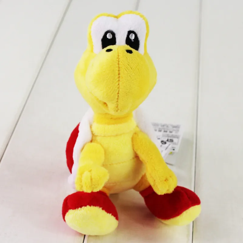 Супер Марио Йоши Гумба застенчивый парень Toadette Diddy Kong бомба Пиранья гриб Nabbit Koopa черепаха гусеница осьминог плюшевые игрушки - Цвет: 15CM Koopa