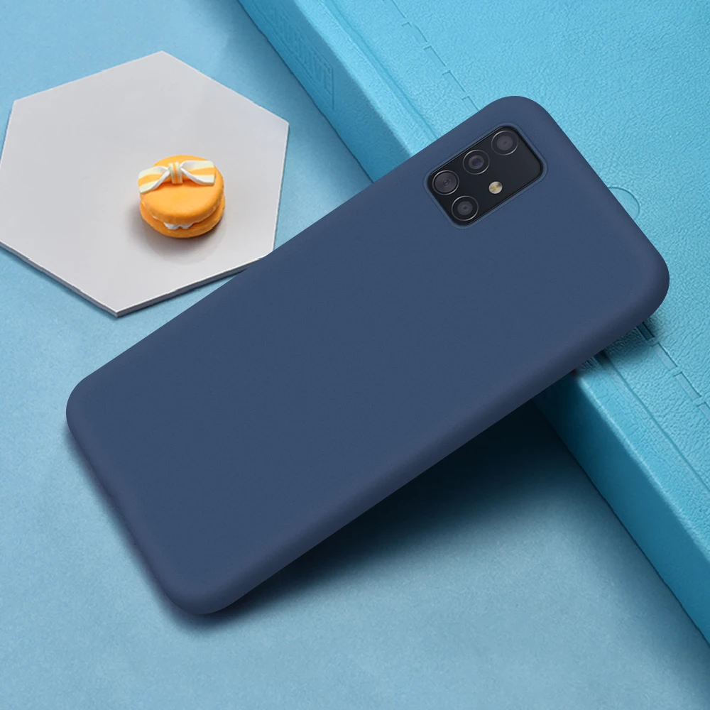 

For Samsung Galaxy A51 Case Silicone Soft TPU on the For Samsung A51 A71 S20 Plus S20 A 51 71 Ultra Cover Coque Frosted Fundas