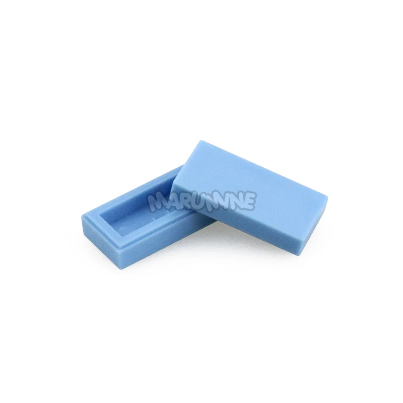 Marumine 200 шт. 1x2 плитка строительные блоки массовые аксессуары кирпичи 3069 кубики MOC