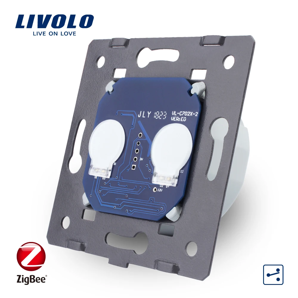 Livolo/Стандартный база Touch Экран ZigBee настенный выключатель светильник умный