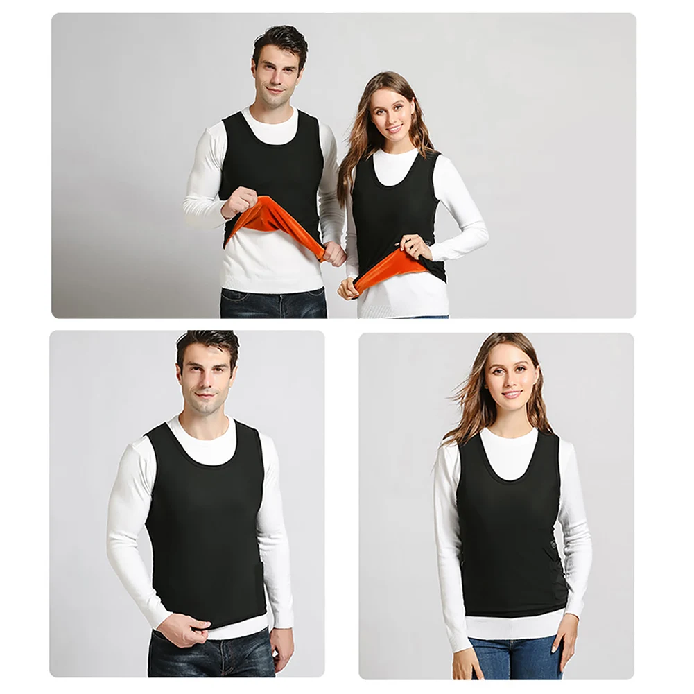 

Hiking Camping Outdoor Casual Adjustable Temperature Slim Fit Washable USB Rechargeable Autumn Winter Adults Heated Vest U Neck