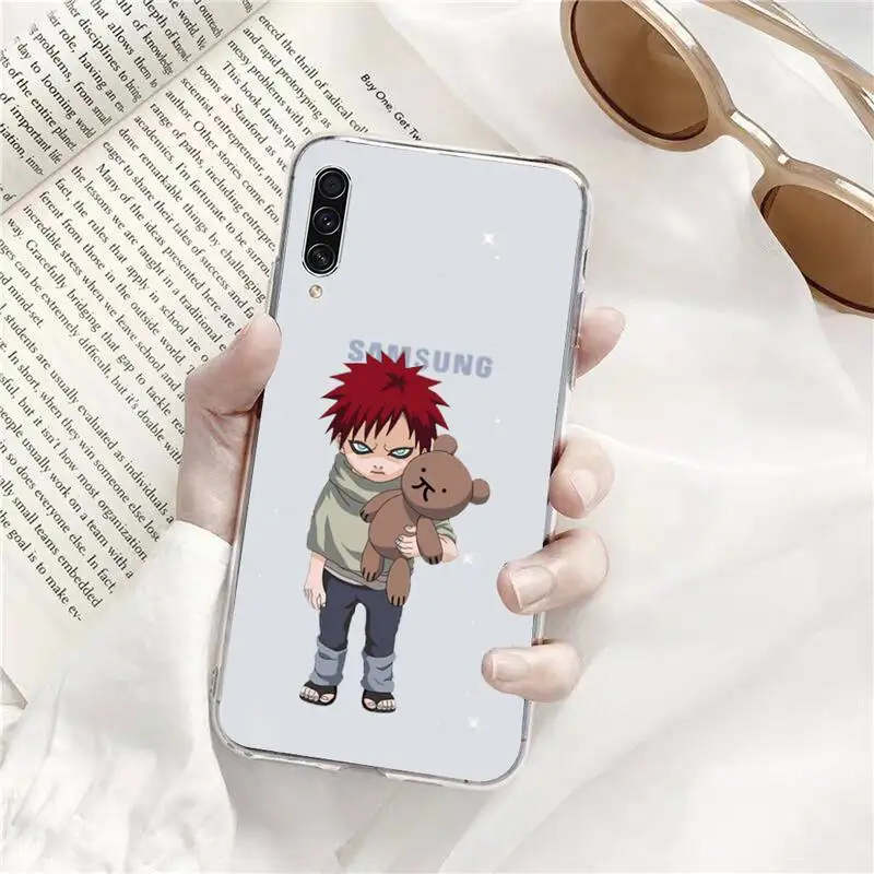 

Naruto Gaara Phone Case Transparent For Samsung Galaxy A71 A21s S8 S9 S10 plus note 20 ultra