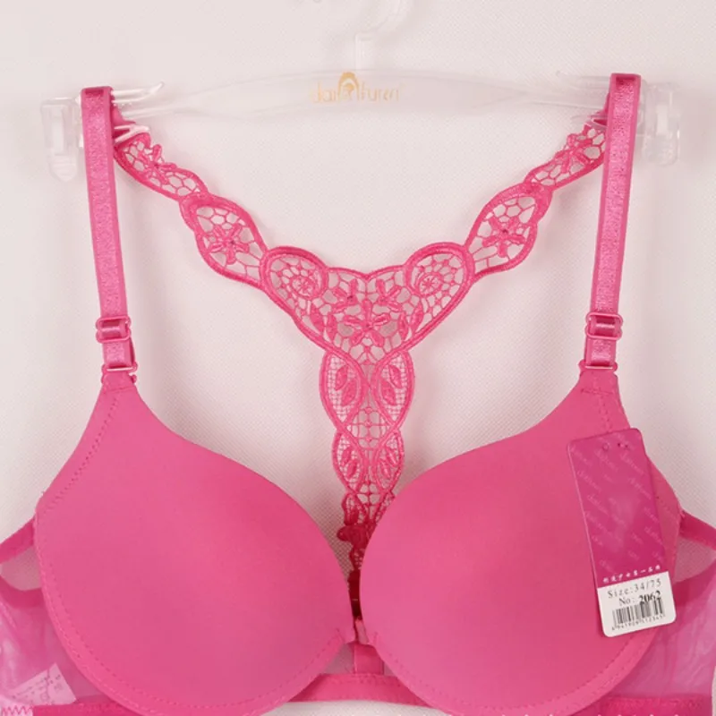 Женский бюстгальтер с застежкой спереди сексуальное кружевное нижнее белье Y