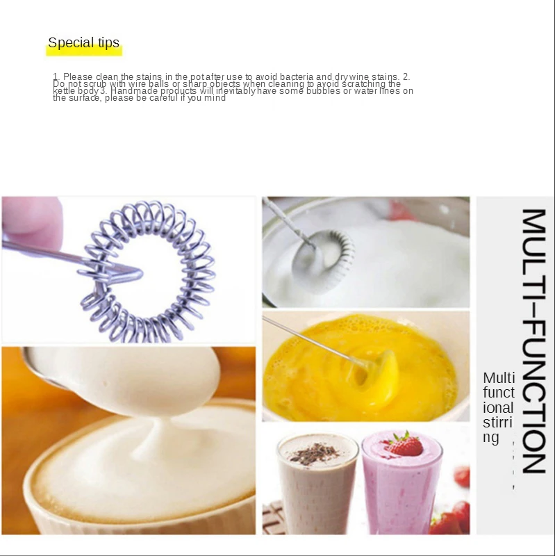 

FarShore Milk Bubble Machine Electric Milk Beater Milk Foamer Automatic Blender Cup Fancy Coffee Milk Bubble Pot Home