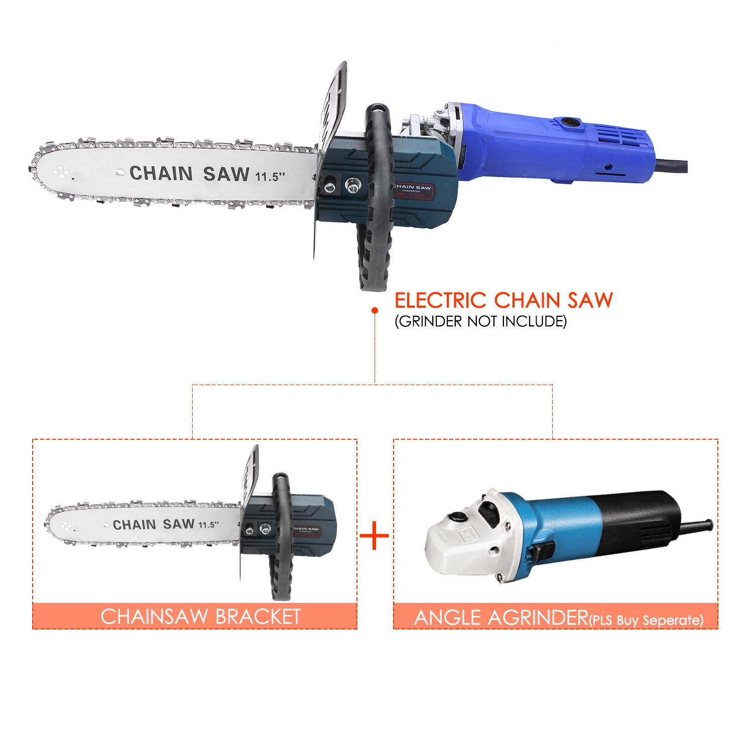 Электрическая пила сделай сам 11 5 дюйма цепная Деревянный Резак набор
