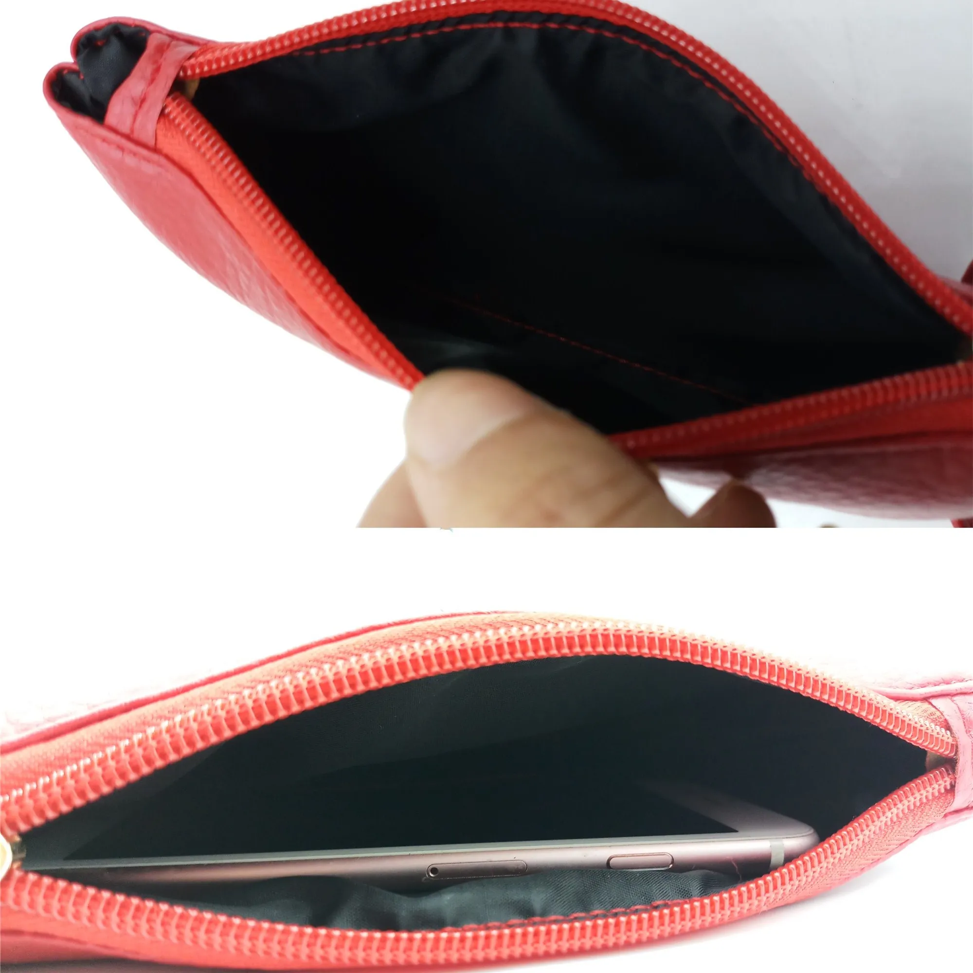 Мужские и женские кошельки 2018 красного цвета сумка из искусственной кожи с