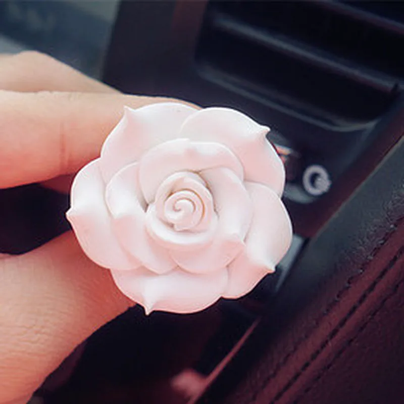 1 шт. Романтический освежитель воздуха камелии с зажимом автомобильный Стайлинг