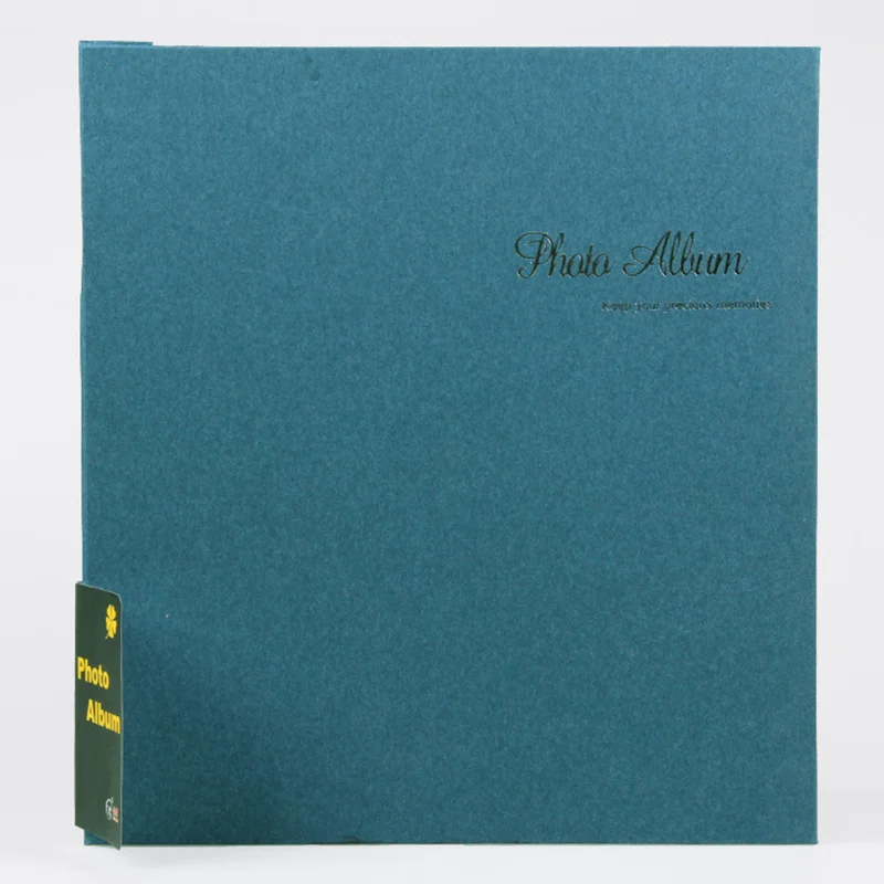 

10 Inch Retro European Photo Album DIY Sticky Type Scrapbook Wedding Solid Color Simple Family Memory Book 1 Pieces