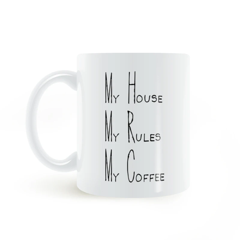 Кофейная кружка My House Rules Coffee Mug 11 унций|Кружки| |