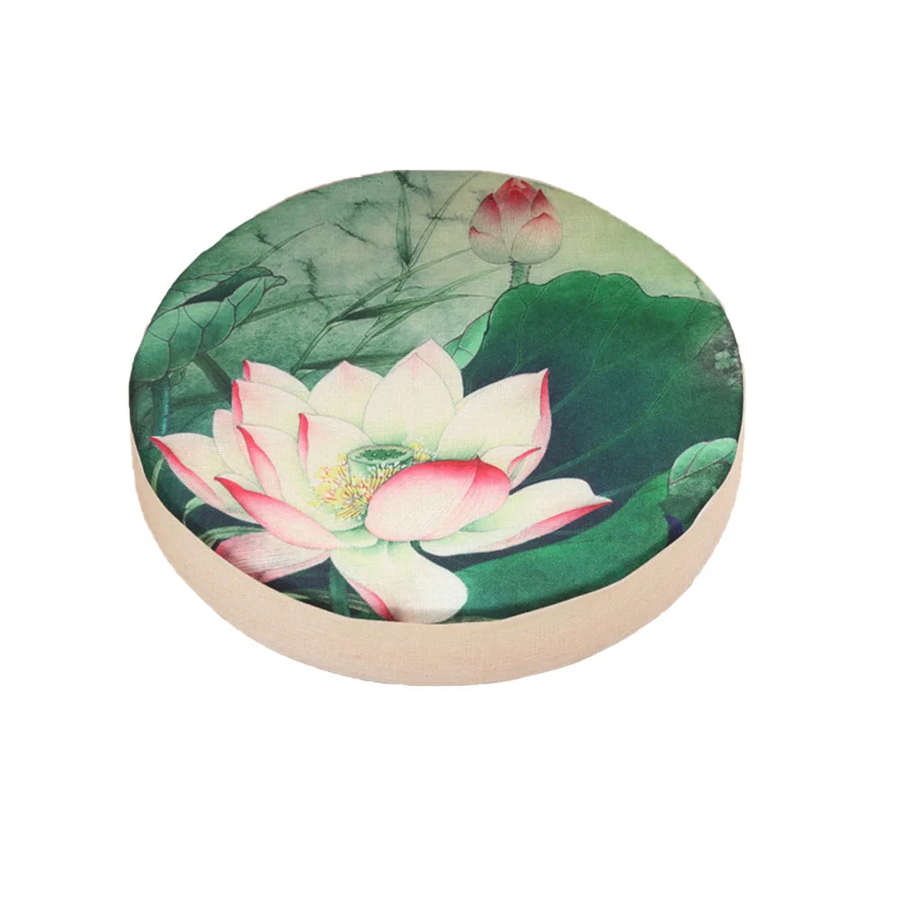 Льняная уплотненная подушка для дома futon коврик медитации на полу поклонения