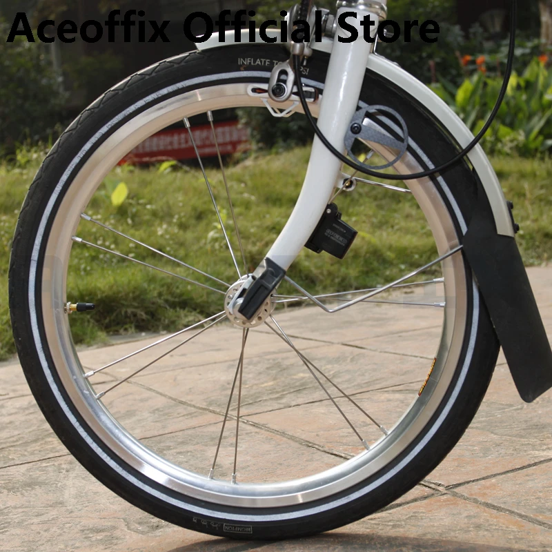 Aceoffix складной велосипед из углеродного волокна передняя вилка Тормозная Линия